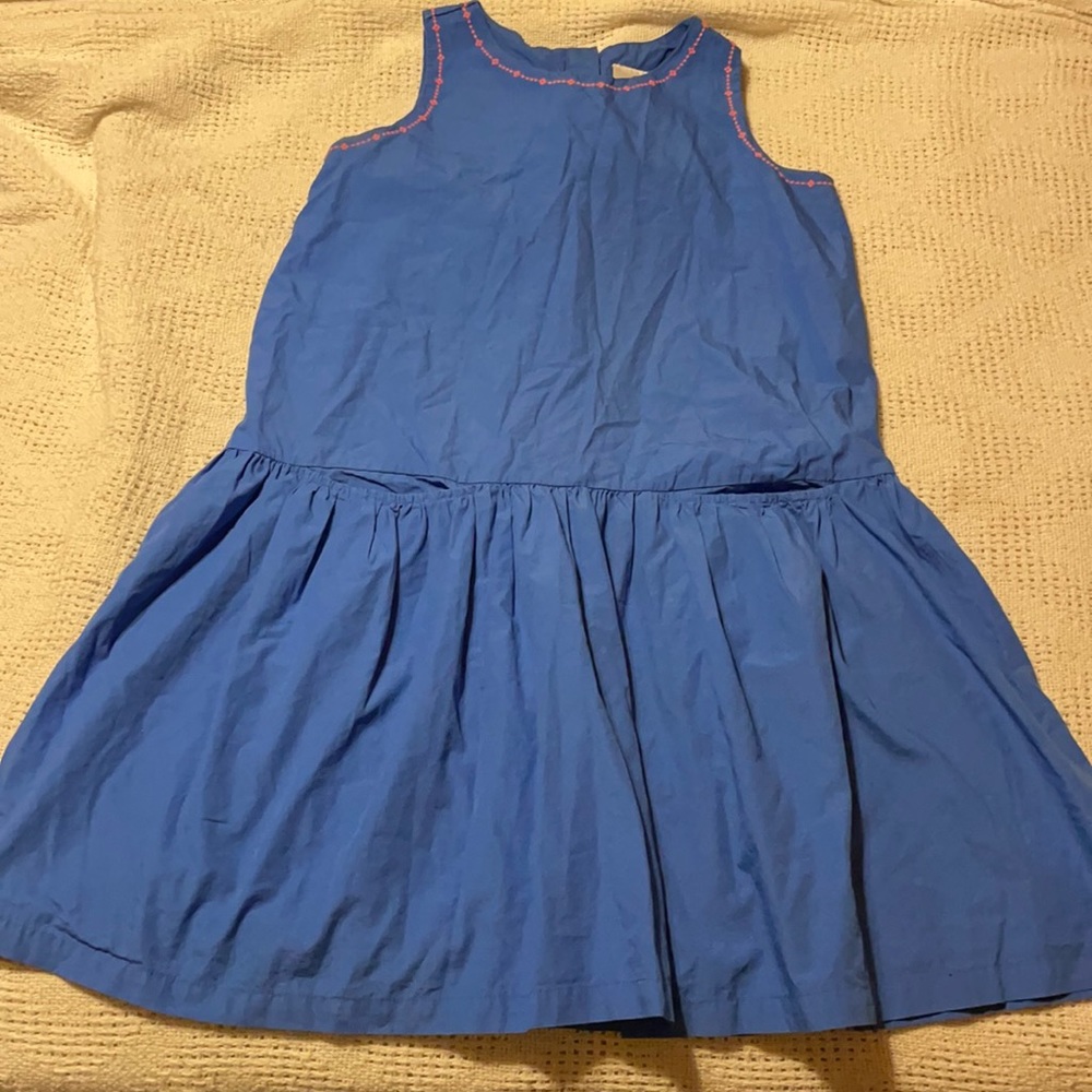 Hanna Anderson Blue Sleeveless Kids Dress